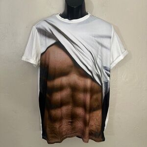 Ball Muscleman Graphic T Shirt Medium Gently worn 95% polyester/5% elastane